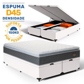 1 Branco Bau Aberto Fechado Tag Unica Fort Comfor